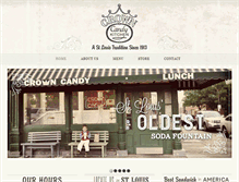 Tablet Screenshot of crowncandykitchen.net